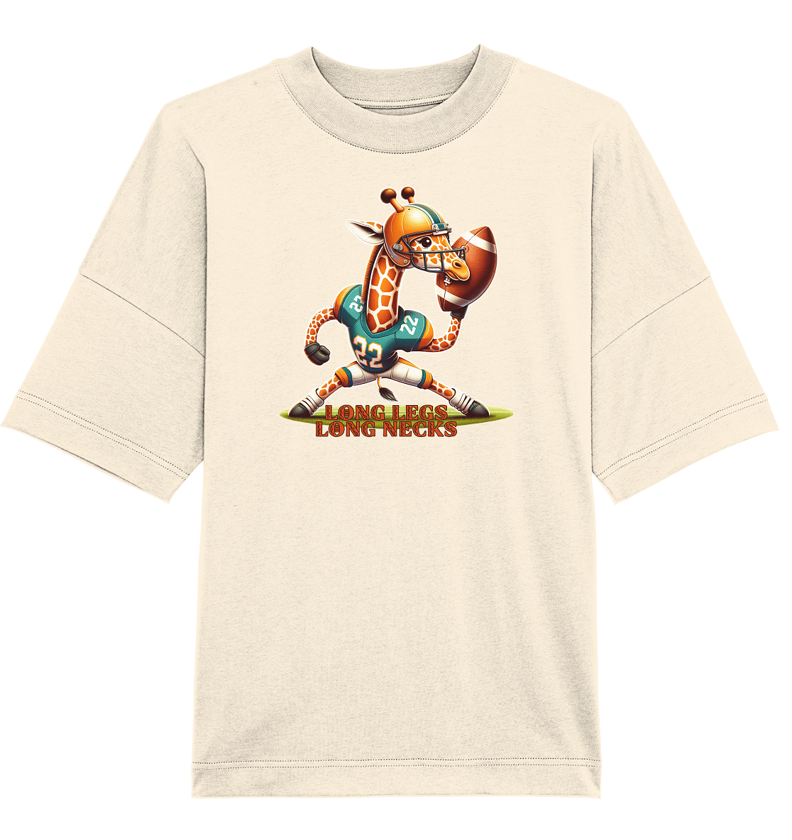 Giraffe - Organic Oversized T-shirt
