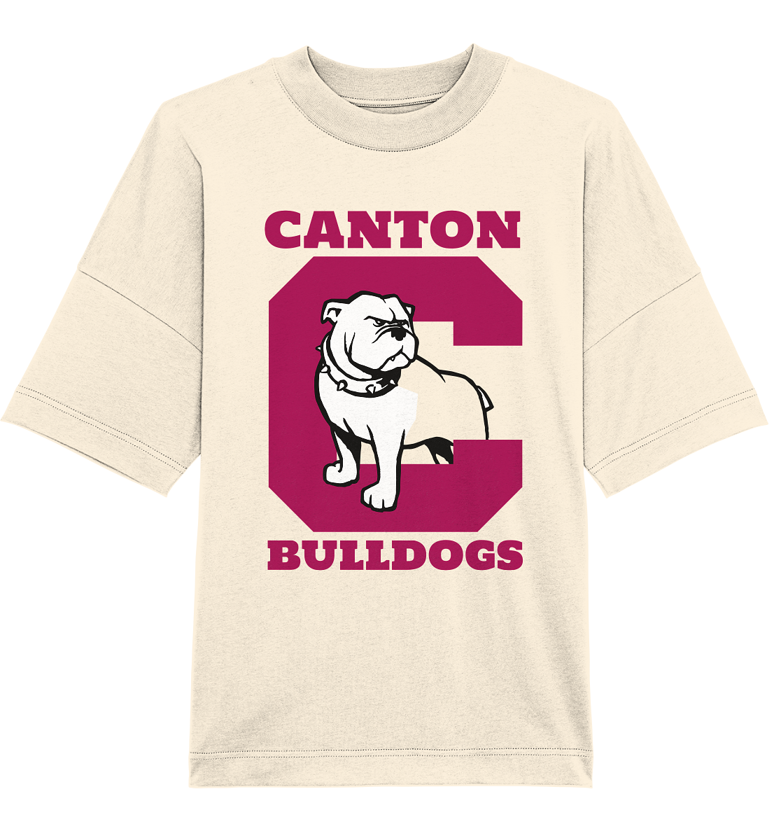Canton Bulldogs 2 - Organic Oversize Shirt