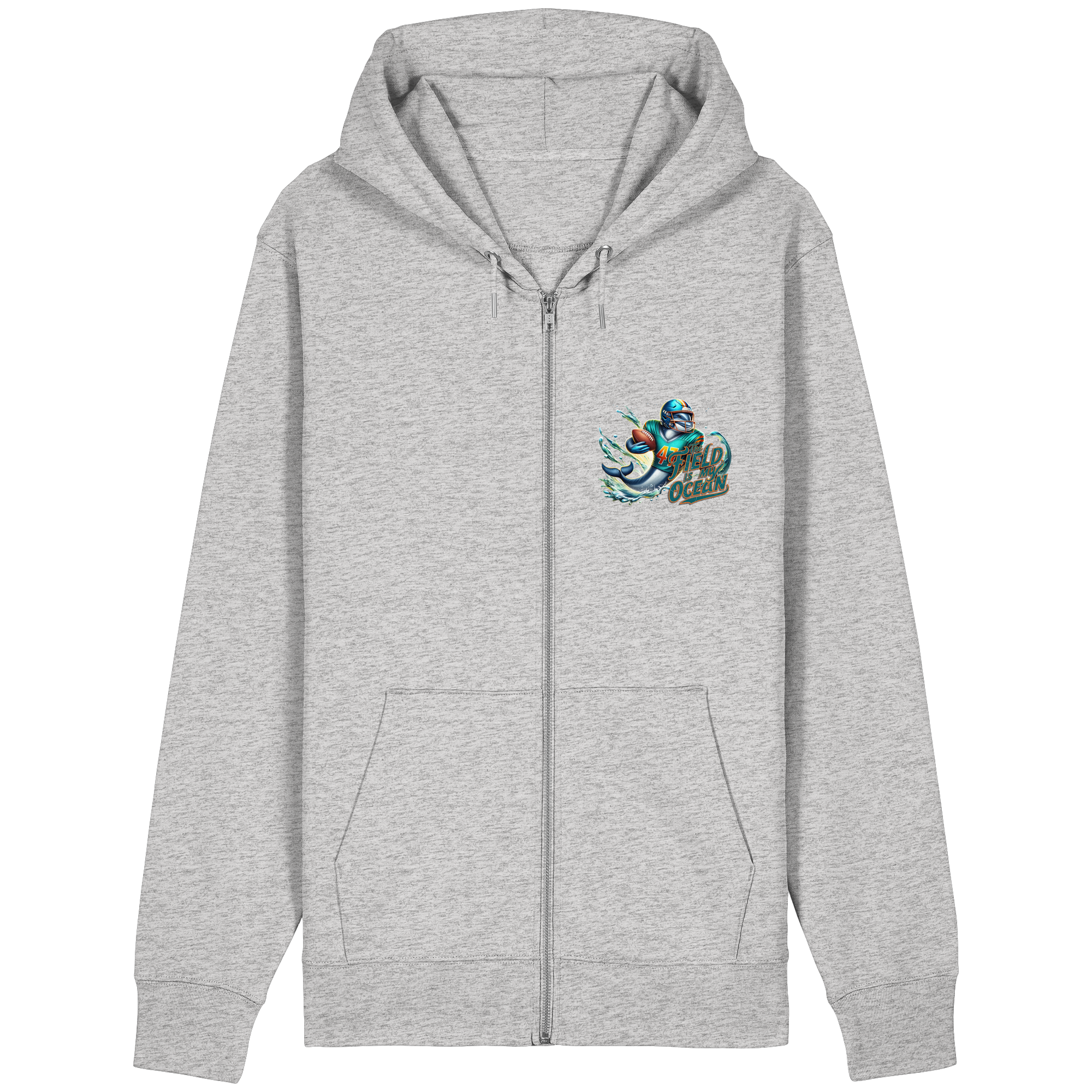 The Field is my Ocean - Organic Relaxed Zipper