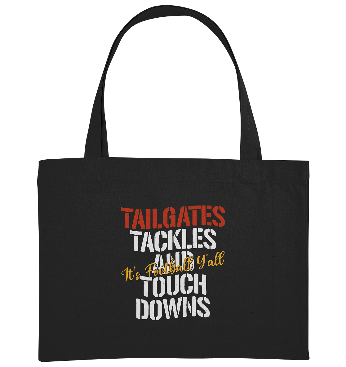 Tailgate Tackles - Organic Shopping-Bag