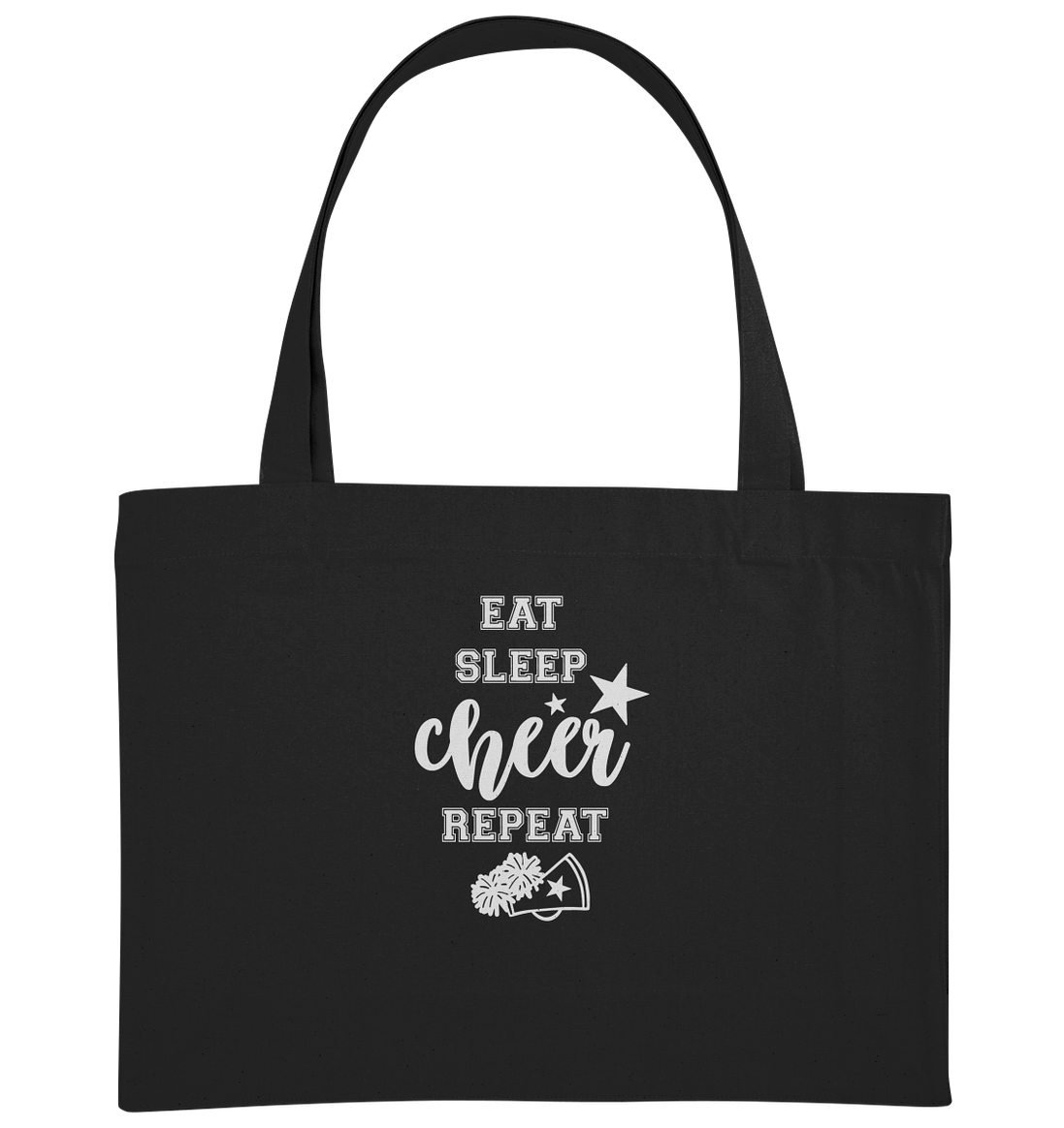 Eat Sleep Cheer - Organic Shopping Bag