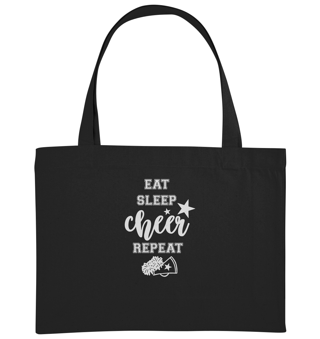 Eat Sleep Cheer - Organic Shopping Bag