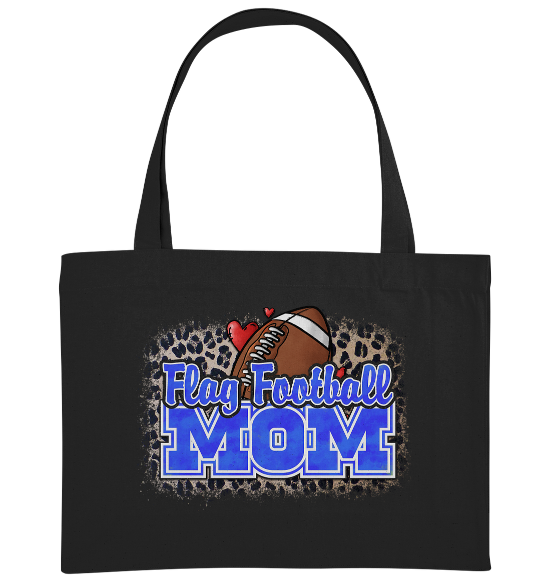 Flag Football Mom - Organic Shopping Bag