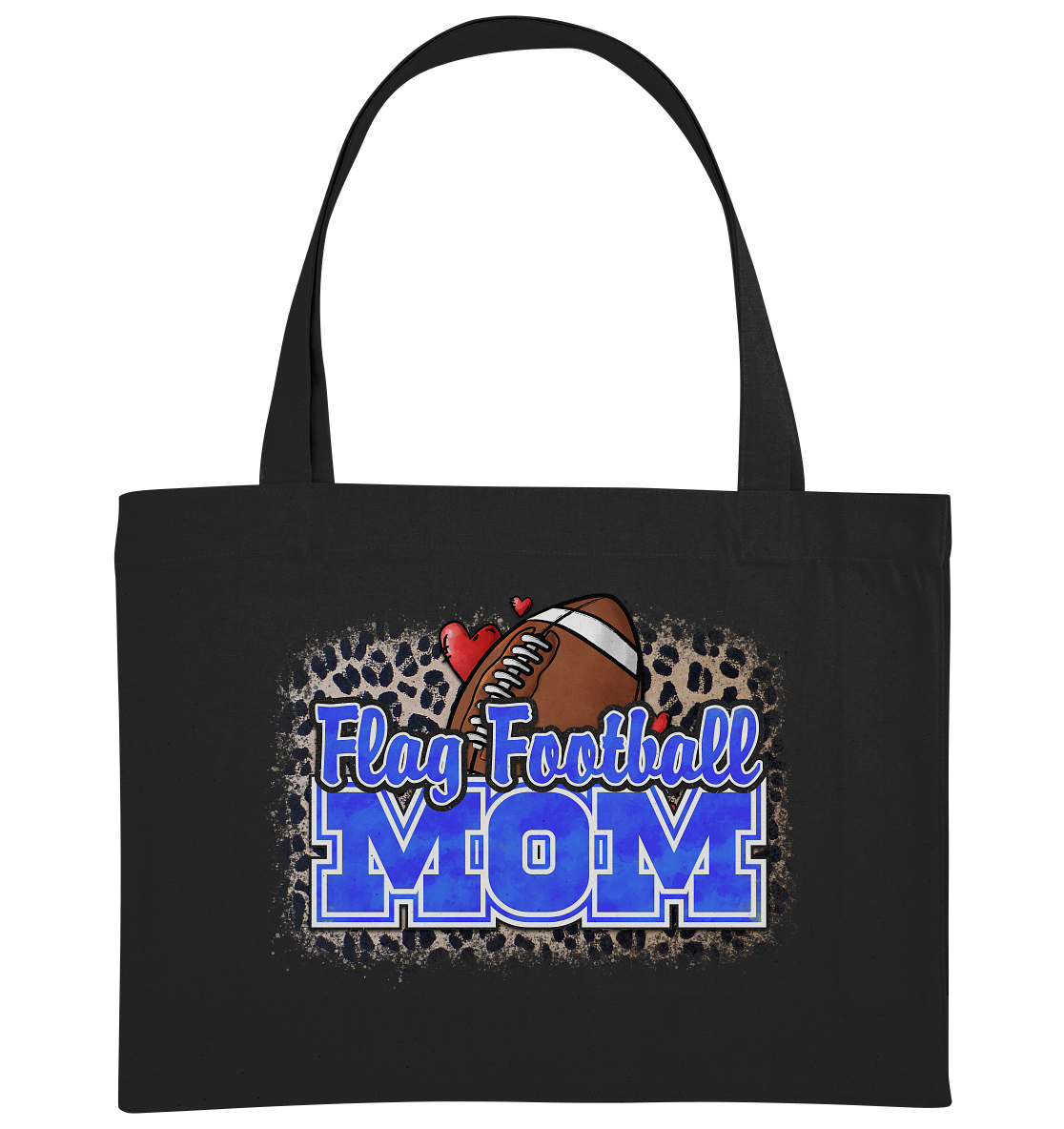 Flag Football Mom - Organic Shopping Bag