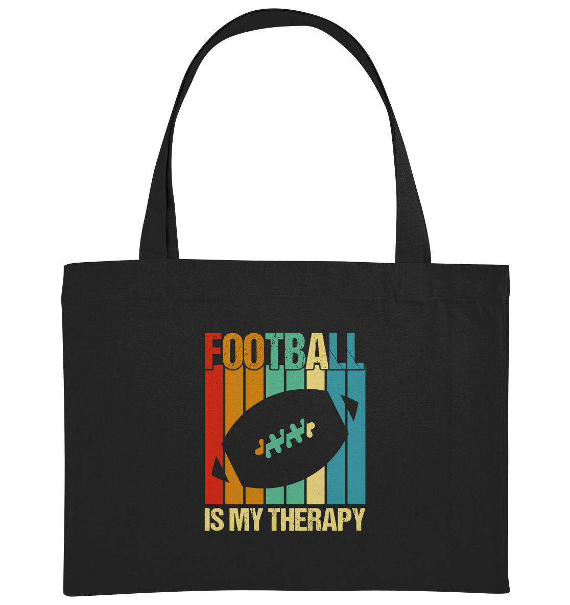 Football is my Therapy - Organic Shopping Bag