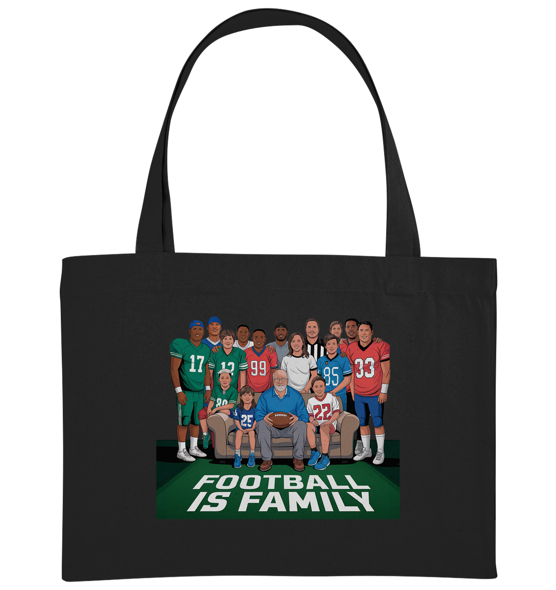 Football is Family - Organic Shopping Bag