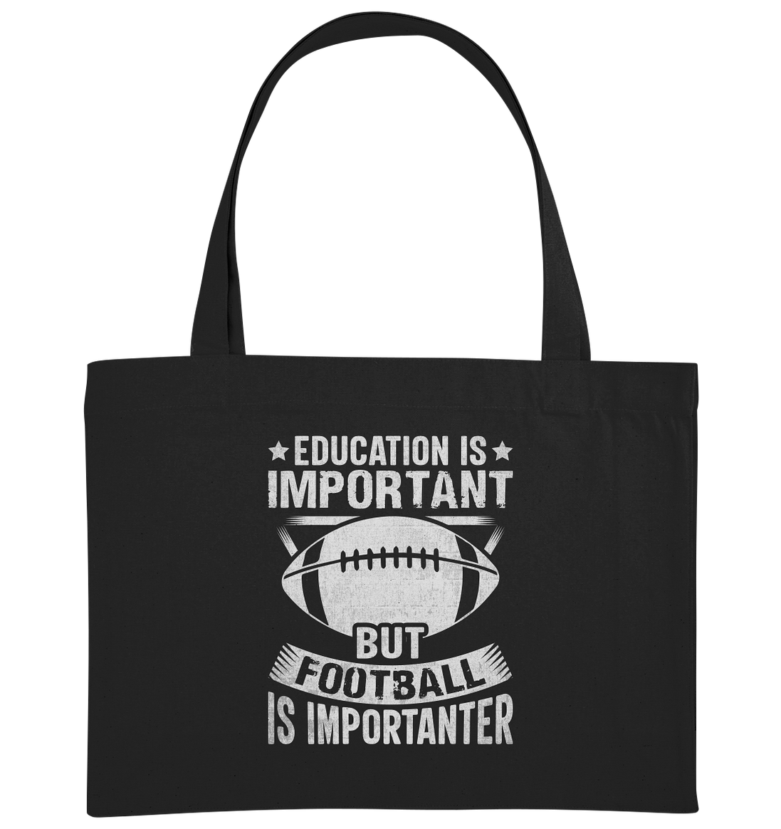 Football is importanter - Organic Shopping-Bag