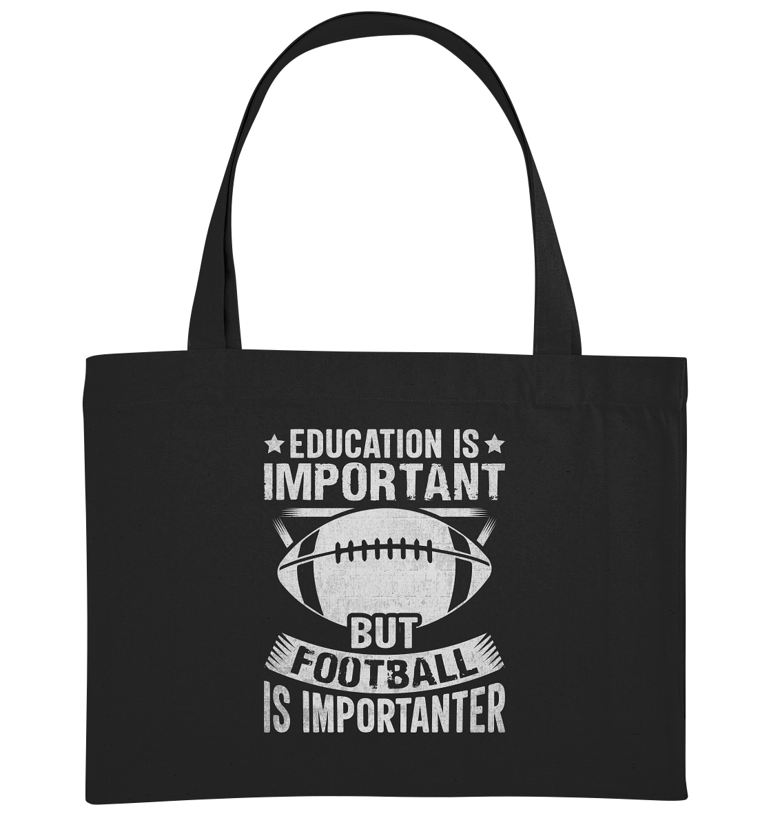 Football is importanter - Organic Shopping-Bag