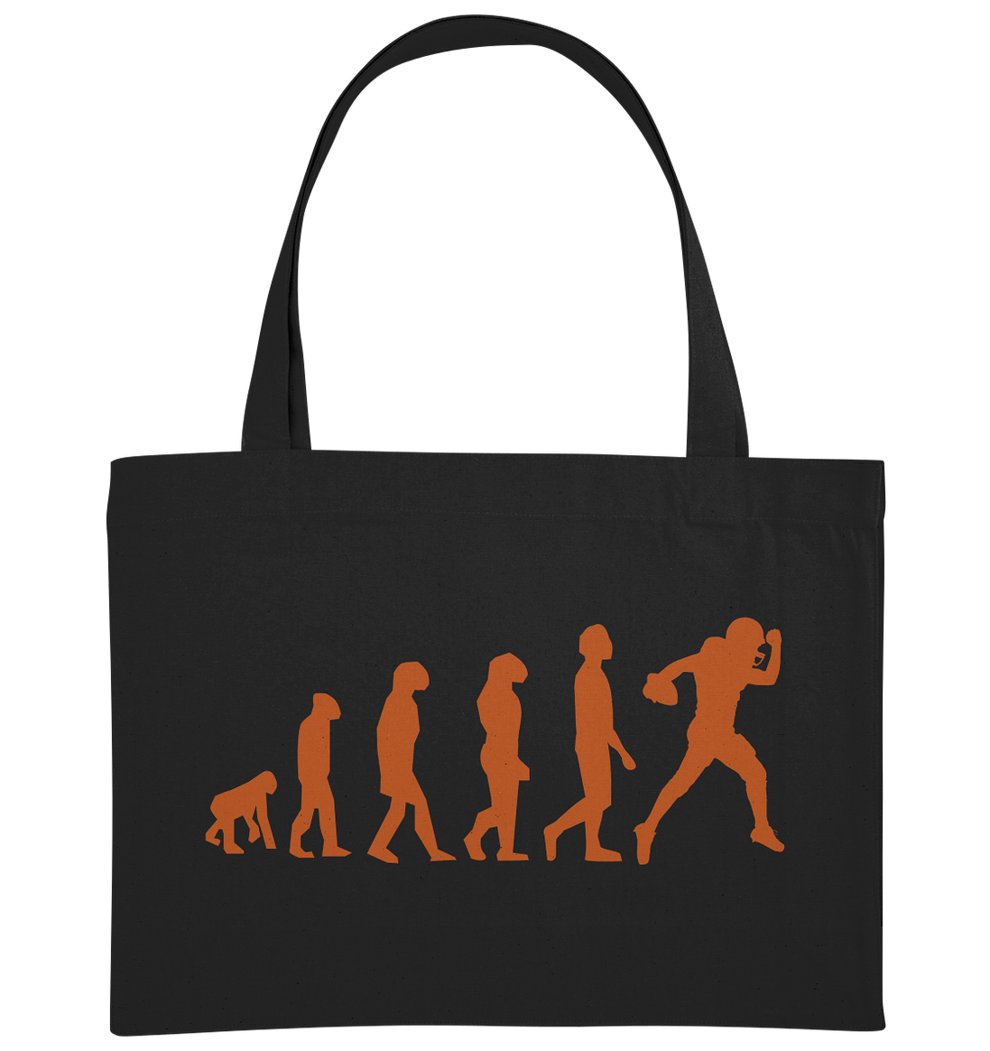 American Football Evolution - Organic Shopping-Bag