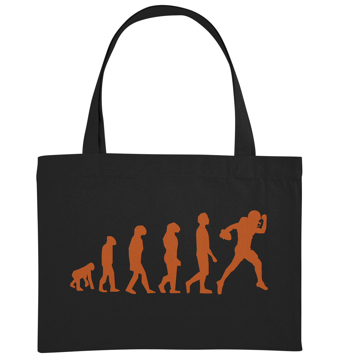 American Football Evolution - Organic Shopping-Bag