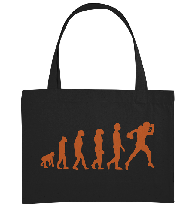 American Football Evolution - Organic Shopping-Bag