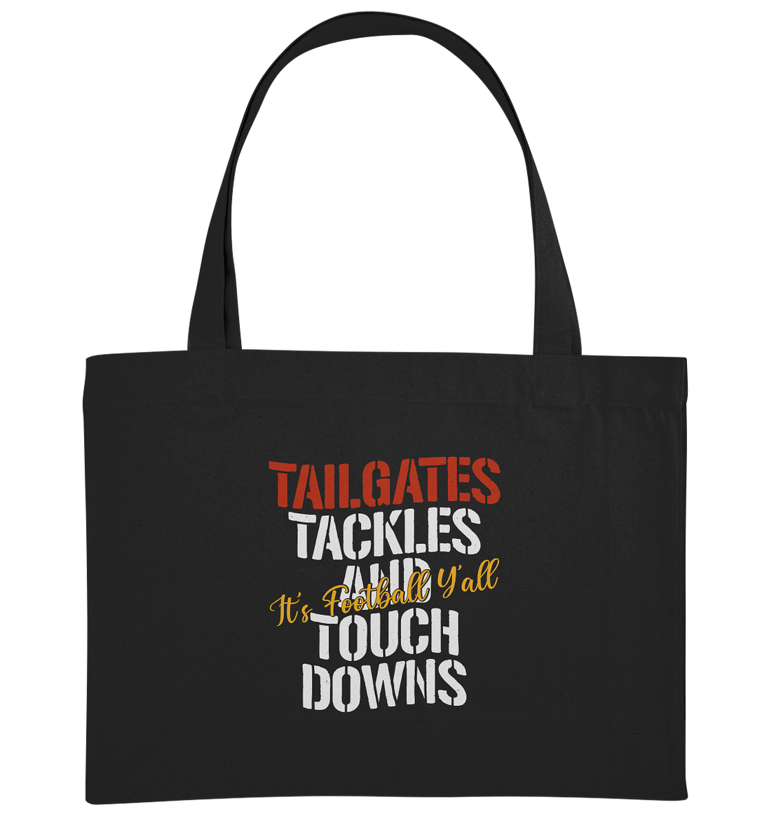 Tailgate Tackles - Organic Shopping-Bag