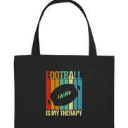 Football is my Therapy - Organic Shopping Bag