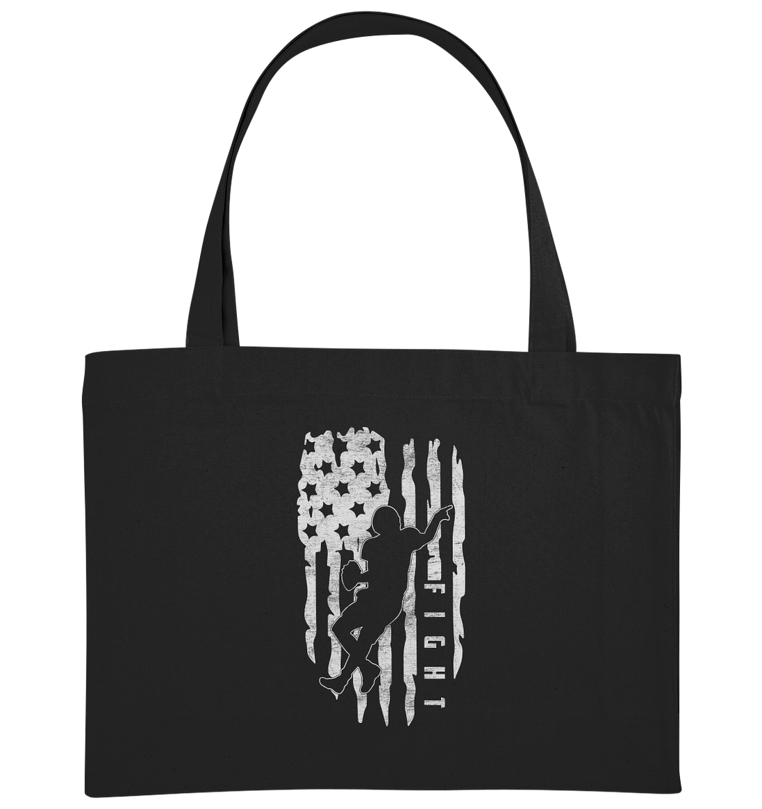 USA Flag Fight - Organic Shopping-Bag