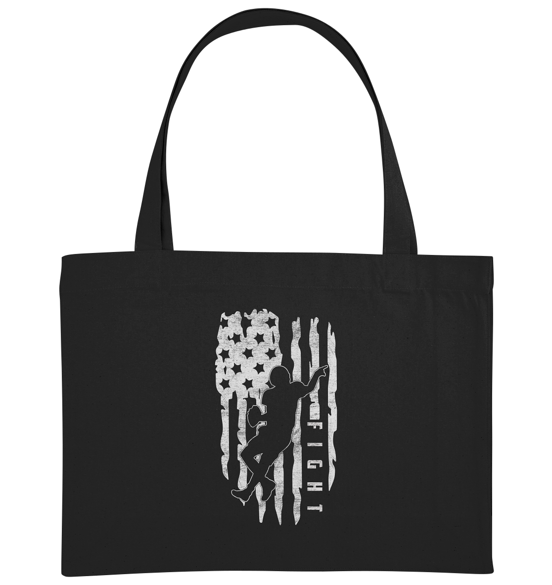 USA Flag Fight - Organic Shopping-Bag