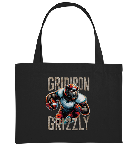Gridiron Grizzly - Organic Shopping-Bag