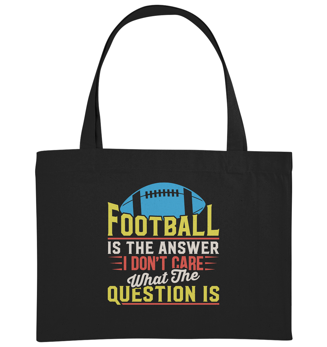 Football is the Answer - Organic Shopping-Bag