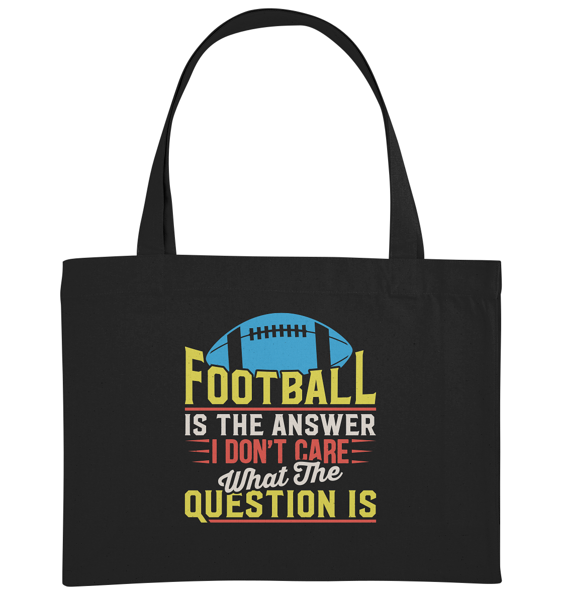 Football is the Answer - Organic Shopping-Bag
