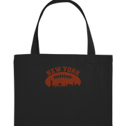 New York Football Silhoutte  - Organic Shopping-Bag