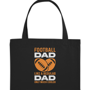 Football Dad Much Cooler - Organic Shopping-Bag