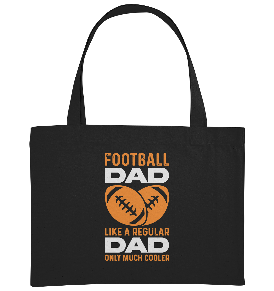 Football Dad Much Cooler - Organic Shopping-Bag