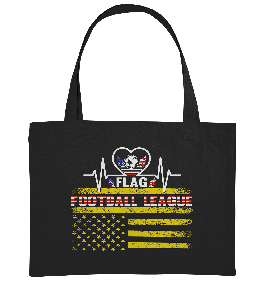 Flag Football League - Organic Shopping Bag