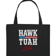 Hawk Tuah White - Organic Shopping Bag