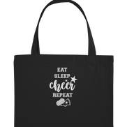 Eat Sleep Cheer - Organic Shopping Bag