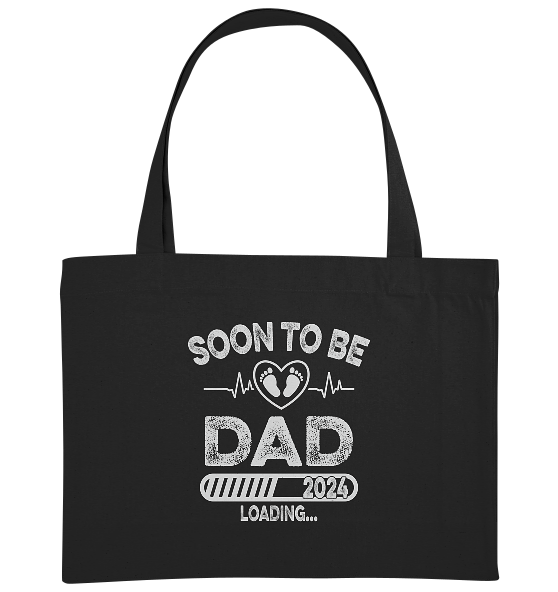Soon to be Dad - Organic Shopping-Bag
