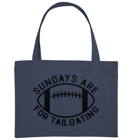 Sundays are for Tailgating  II - Organic Shopping-Bag