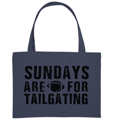Sundays are for Tailgating  - Organic Shopping-Bag