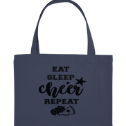 Eat Sleep Cheer Repeat - Organic Shopping-Bag