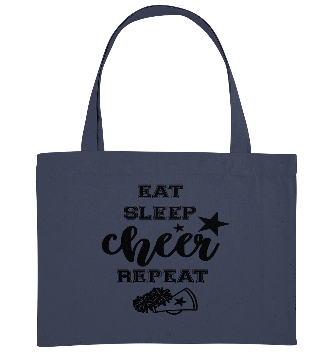 Eat Sleep Cheer Repeat - Organic Shopping-Bag