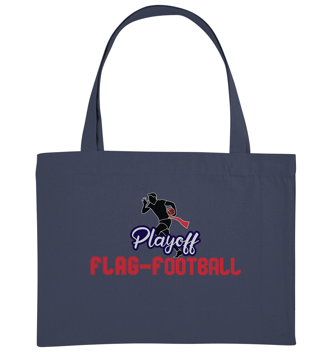 Playoff Flag Football  Men red - Organic Shopping-Bag