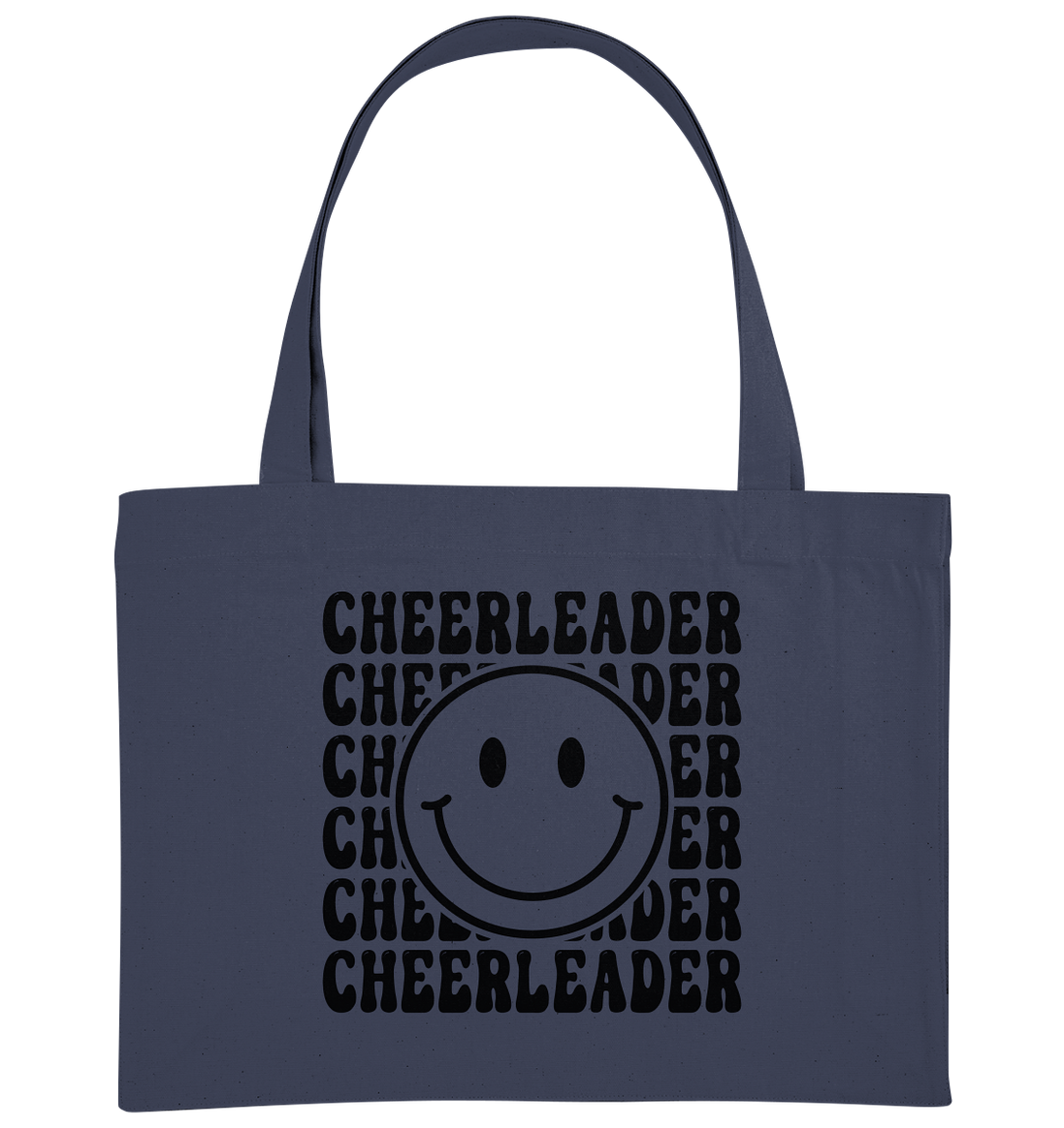 Cheerleader Smiley - Organic Shopping Bag