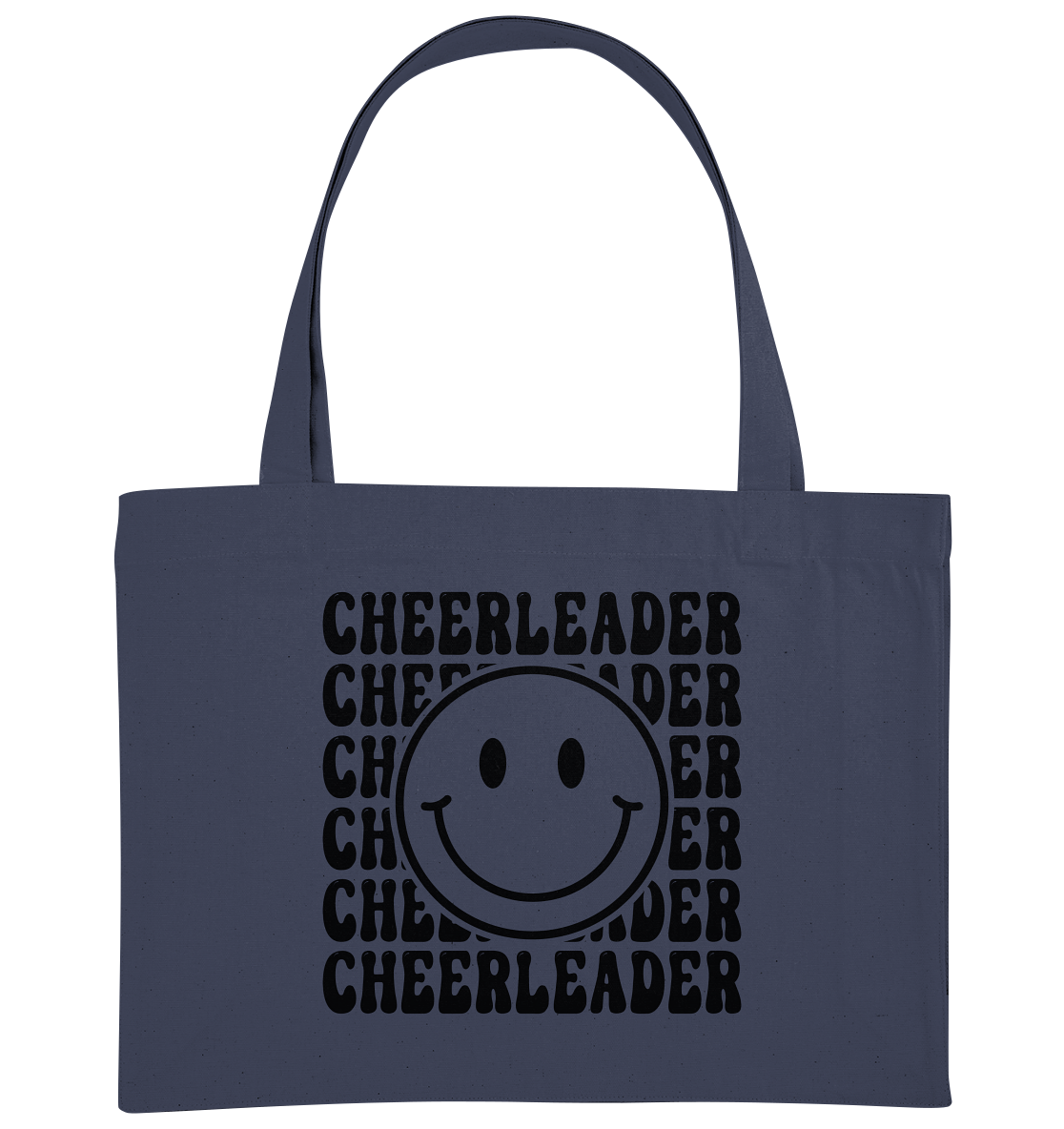 Cheerleader Smiley - Organic Shopping Bag