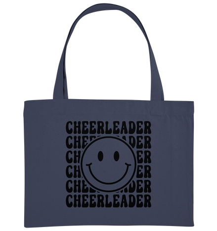Cheerleader Smiley - Organic Shopping-Bag