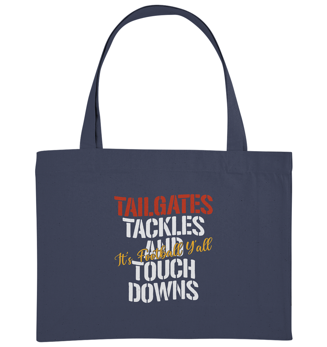 Tailgate Tackles - Organic Shopping-Bag