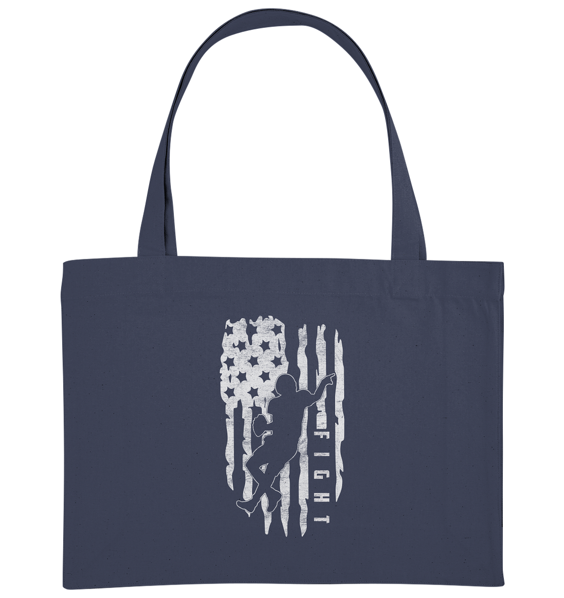 USA Flag Fight - Organic Shopping-Bag