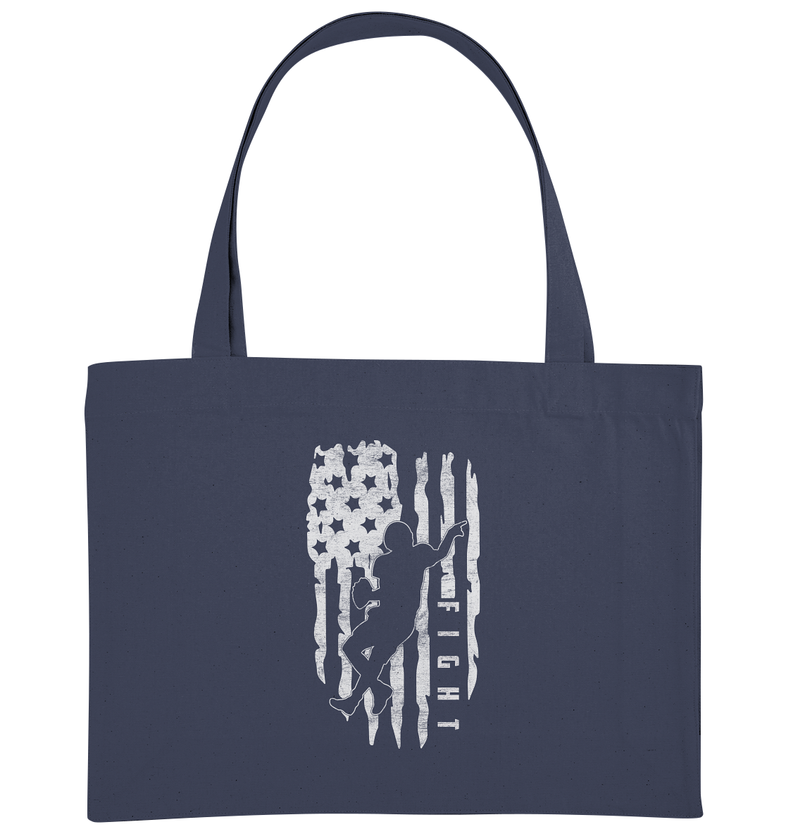 USA Flag Fight - Organic Shopping-Bag