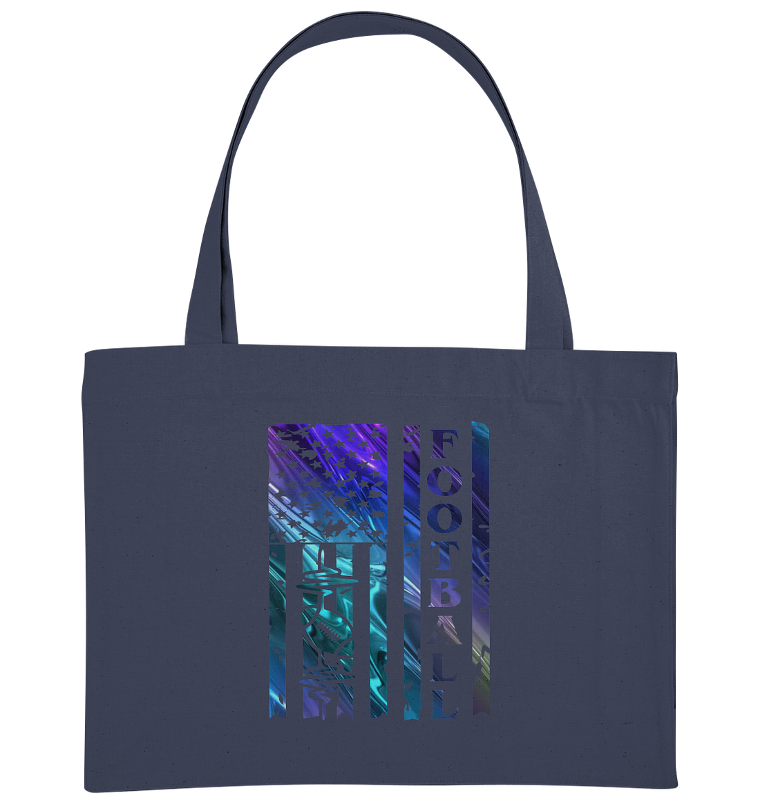 USA Football Flag  - Organic Shopping-Bag