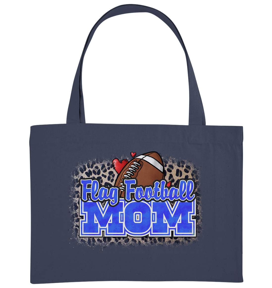 Flag Football Mom - Organic Shopping Bag