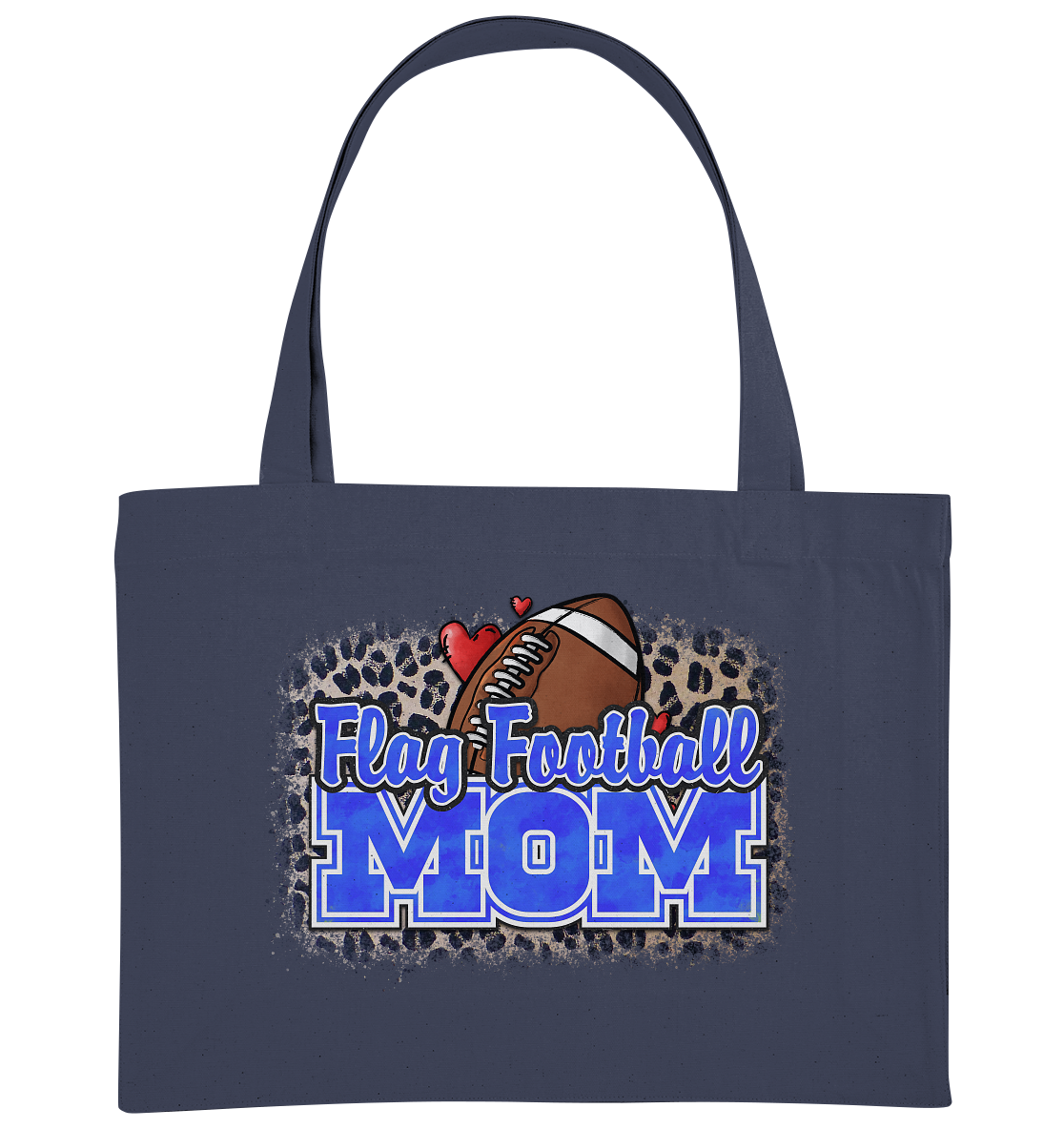 Flag Football Mom - Organic Shopping Bag