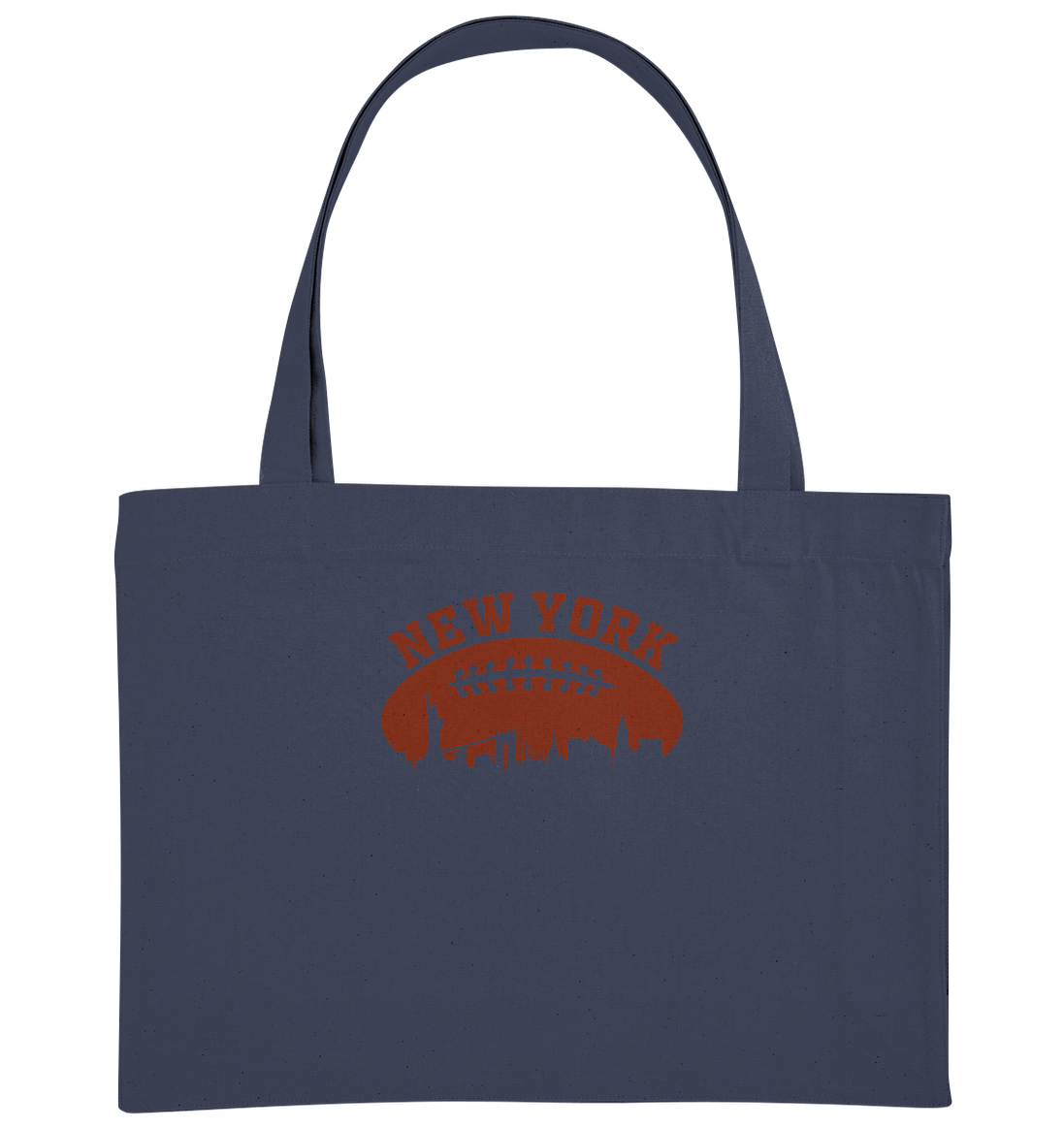 New York Football Silhoutte  - Organic Shopping-Bag