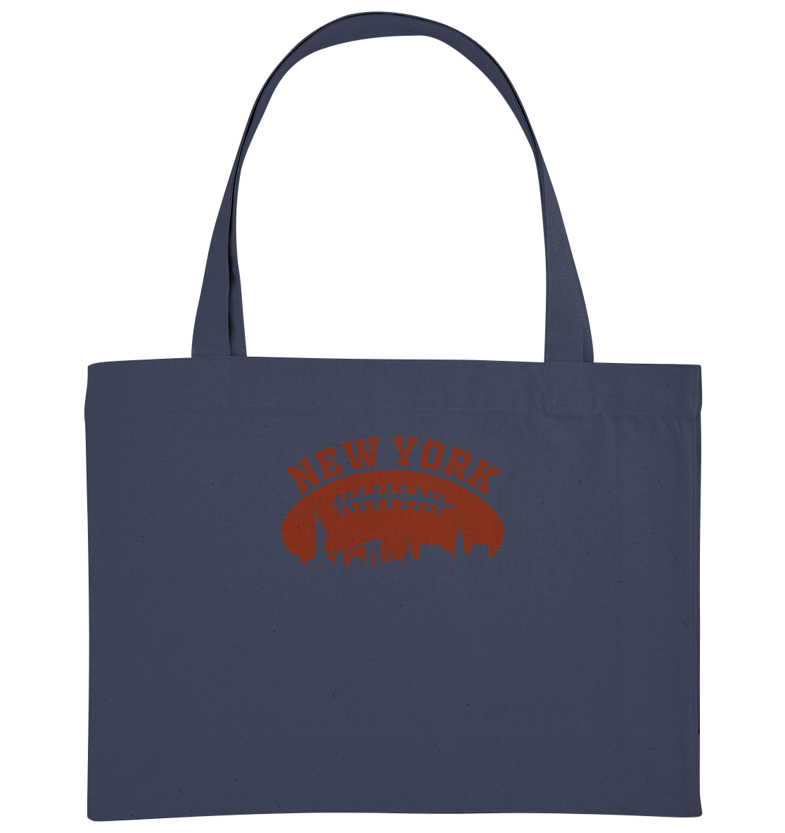 New York Football Silhoutte  - Organic Shopping-Bag