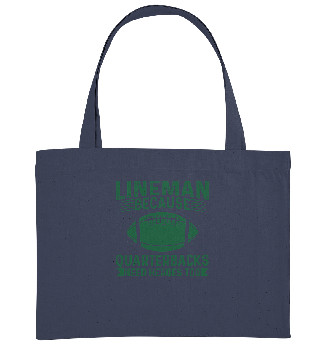 Lineman Heroes Green - Organic Shopping Bag