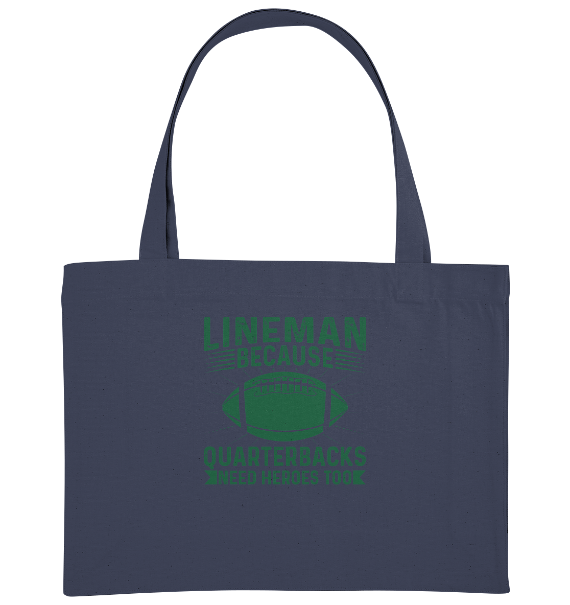 Lineman Heroes Green - Organic Shopping Bag