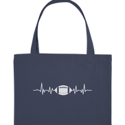 Football Heartbeat - Organic Shopping-Bag