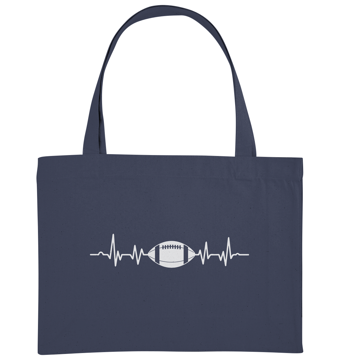 Football Heartbeat - Organic Shopping-Bag
