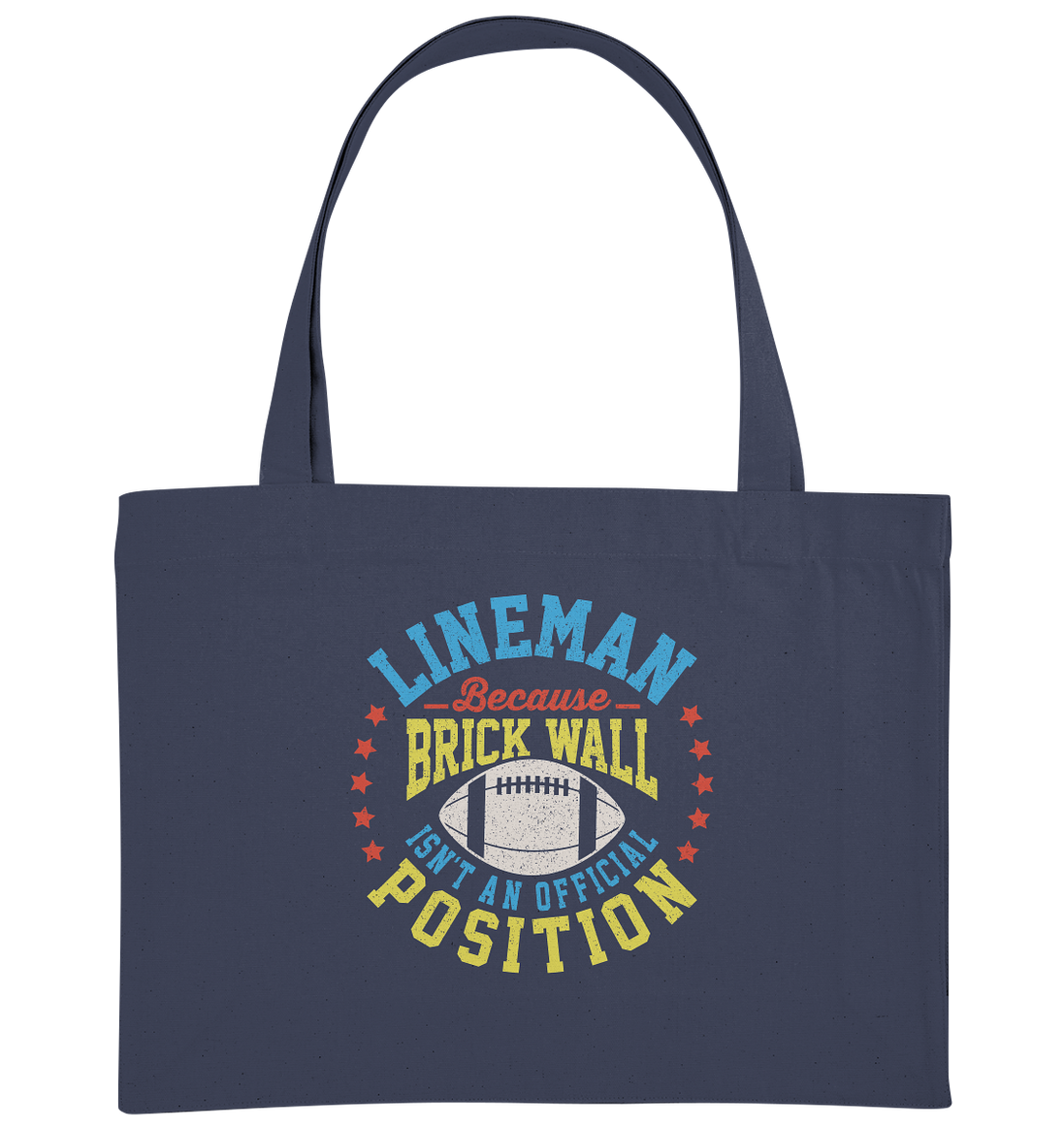 Lineman Brick Wall - Organic Shopping-Bag